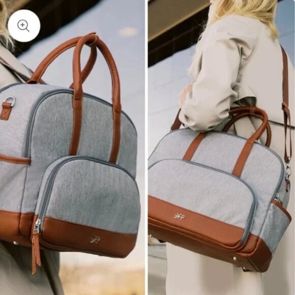 Freshly Picked Graphite Marseille Breast Pump Bag - Picture 3 of 9